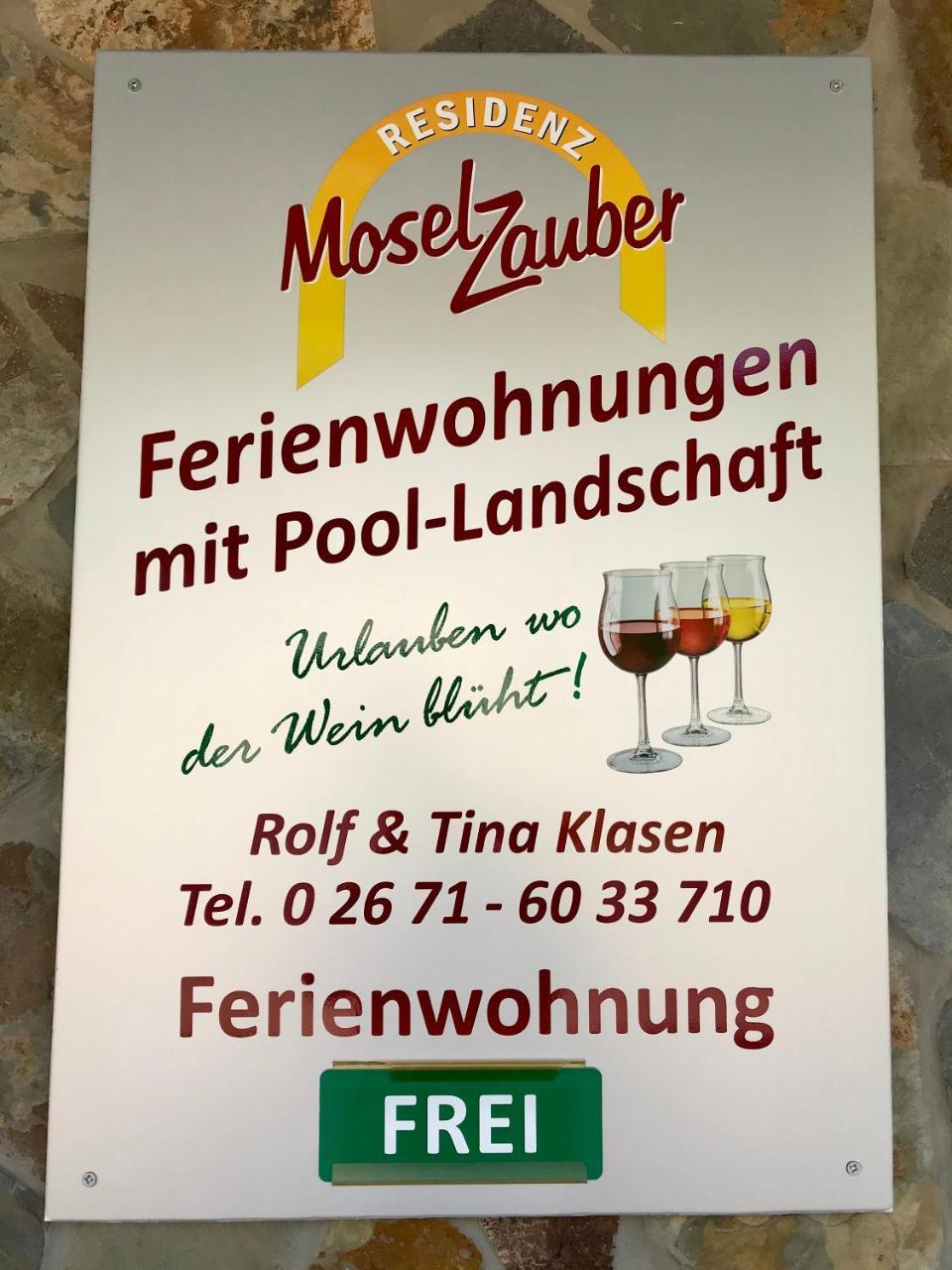 Residenz Moselzauber - Ferienwohnungen Mit Pool Landschaft Ernst Exteriör bild
