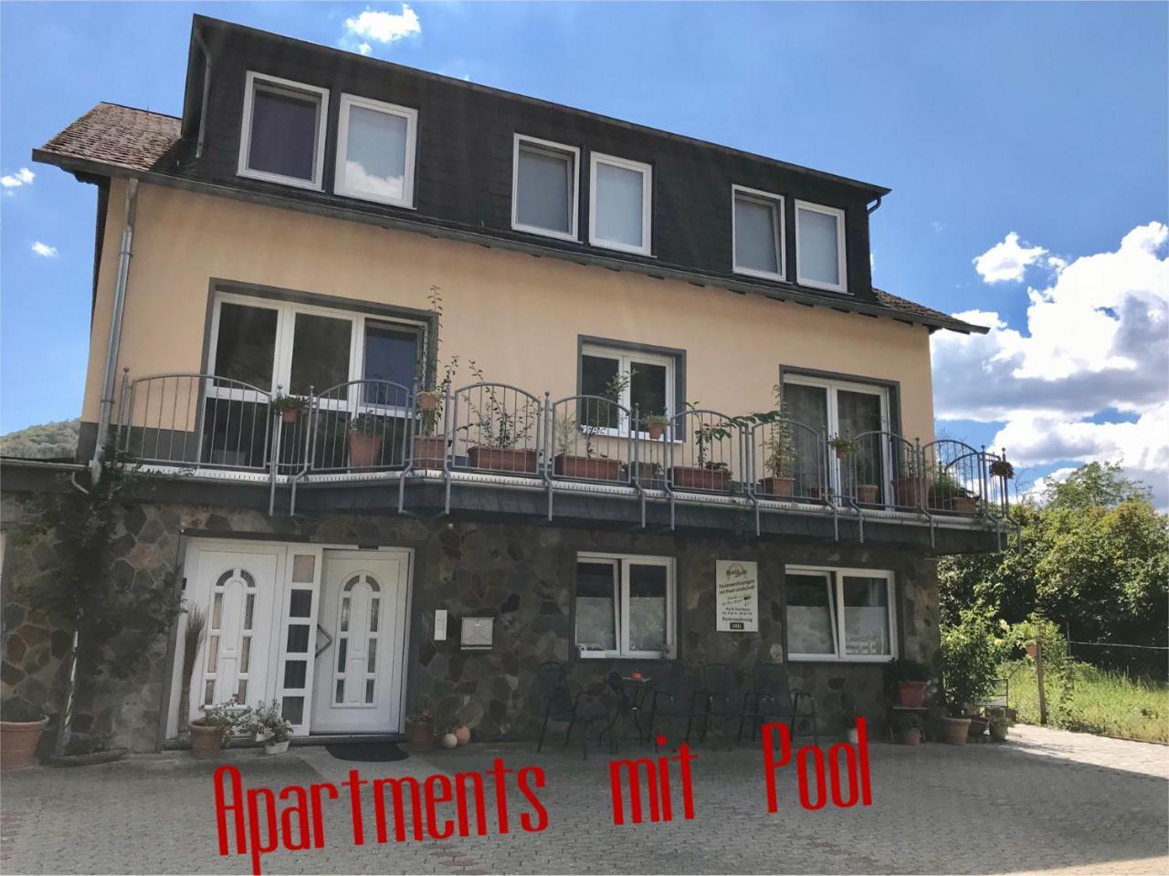 Residenz Moselzauber - Ferienwohnungen Mit Pool Landschaft Ernst Exteriör bild